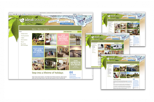 Idealcaravans website